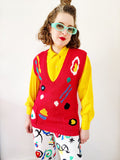 Jimmy Garcia Midcentury Print Sweater and Pants Set