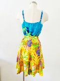 Tropical Print High Rise Shorts | Medium