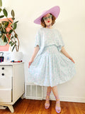 Abstract Letter Print Two Piece Skirt Set | Large