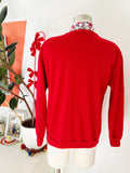 Santa Sweatshirt with Attached Turtleneck Sweatshirt | Medium