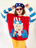 Hand Knit Novelty Sweater