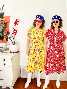 Abstract Print Shirt Dresses (Price is for both!) | Medium