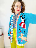 Storybook Knits "Raining Cats and Dogs" Cardigan