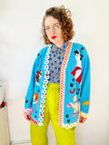 Storybook Knits "Raining Cats and Dogs" Cardigan