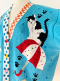 Storybook Knits "Raining Cats and Dogs" Cardigan