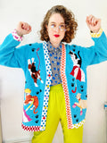 Storybook Knits "Raining Cats and Dogs" Cardigan