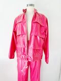 Bubblegum Pink Rain Two Piece Set