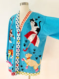 Storybook Knits "Raining Cats and Dogs" Cardigan