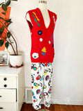 Jimmy Garcia Midcentury Print Sweater and Pants Set