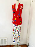 Jimmy Garcia Midcentury Print Sweater and Pants Set
