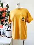 Ochre Yellow Pocket T-Shirt | XL